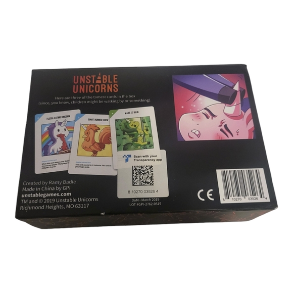 Unstable Unicorns NSFW Edition w/Dragons Expansion Card Game - Picture 2 of 5